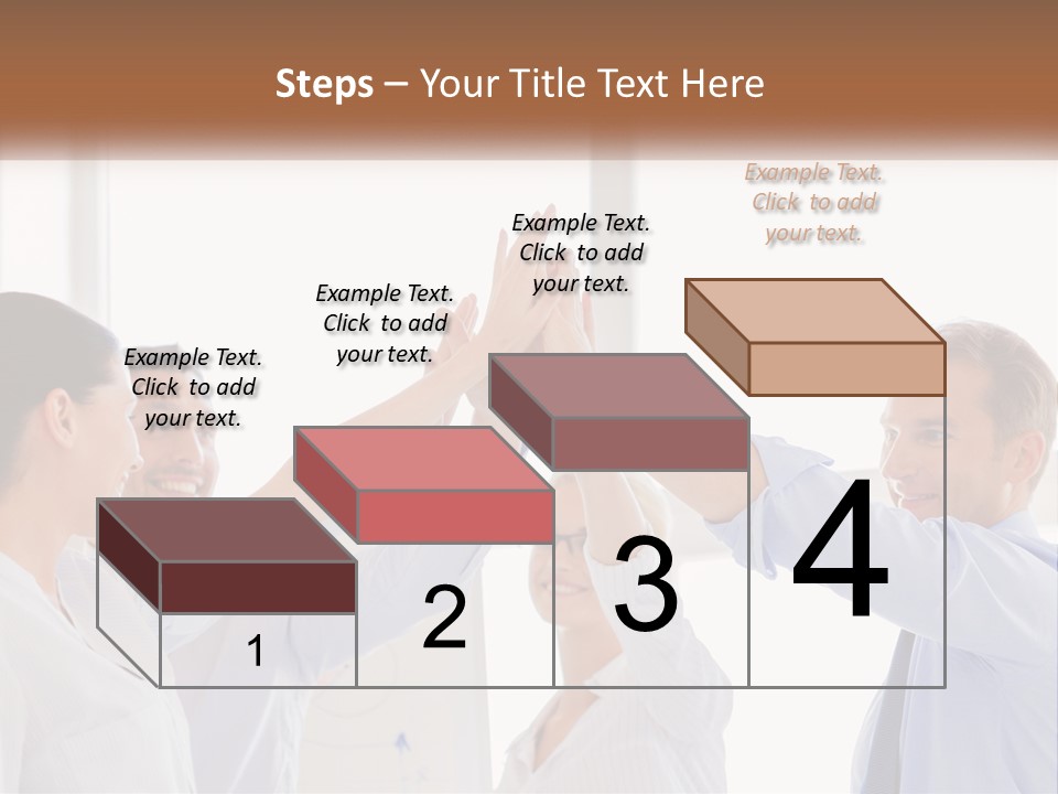 A Group Of People Holding Their Hands Together PowerPoint Template
