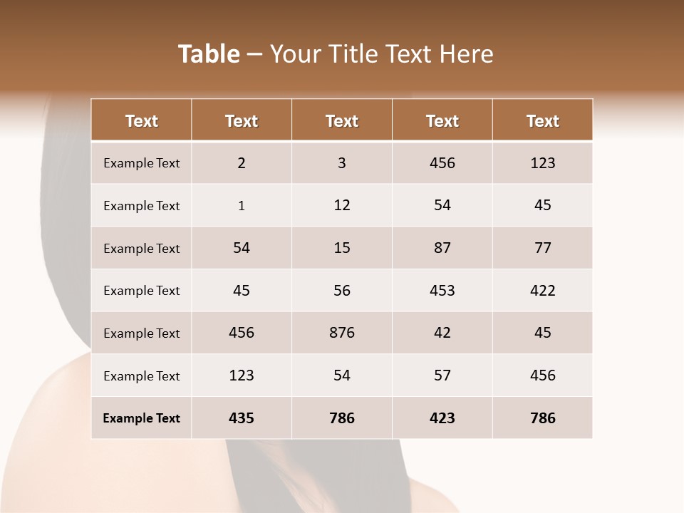 A Woman With Long Black Hair Is Smiling For The Camera PowerPoint Template