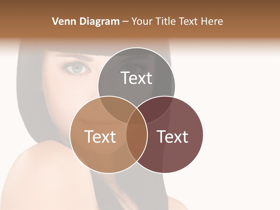 A Woman With Long Black Hair Is Smiling For The Camera PowerPoint Template