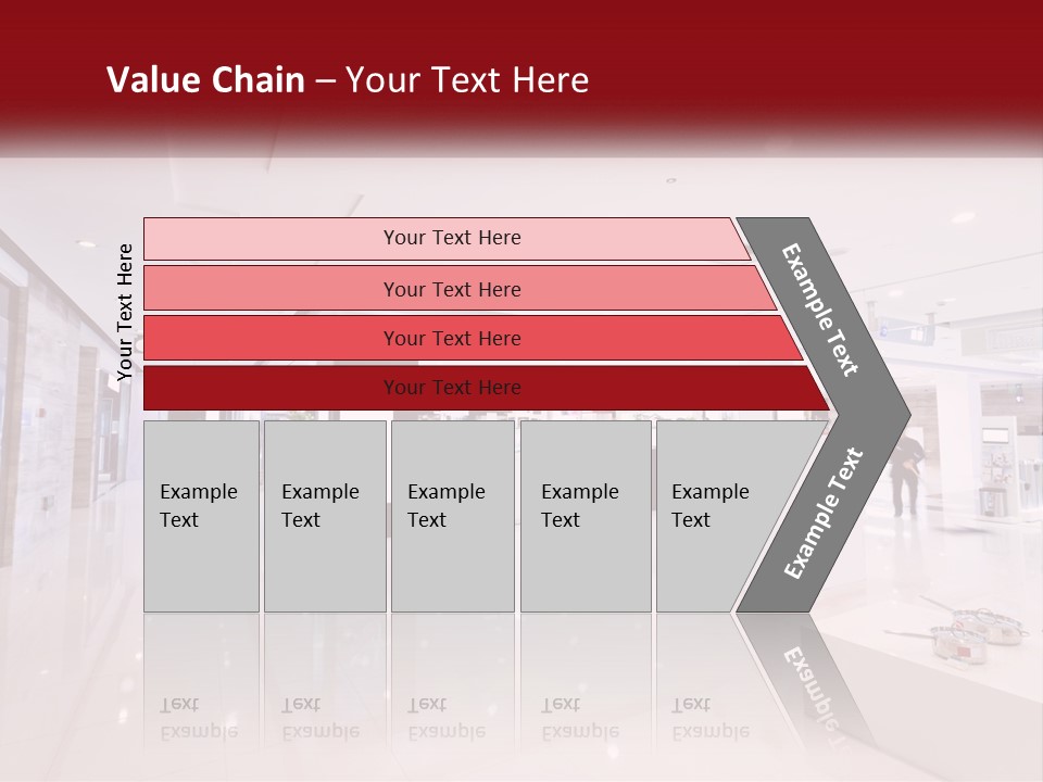 A Person Standing In A Large White Room PowerPoint Template