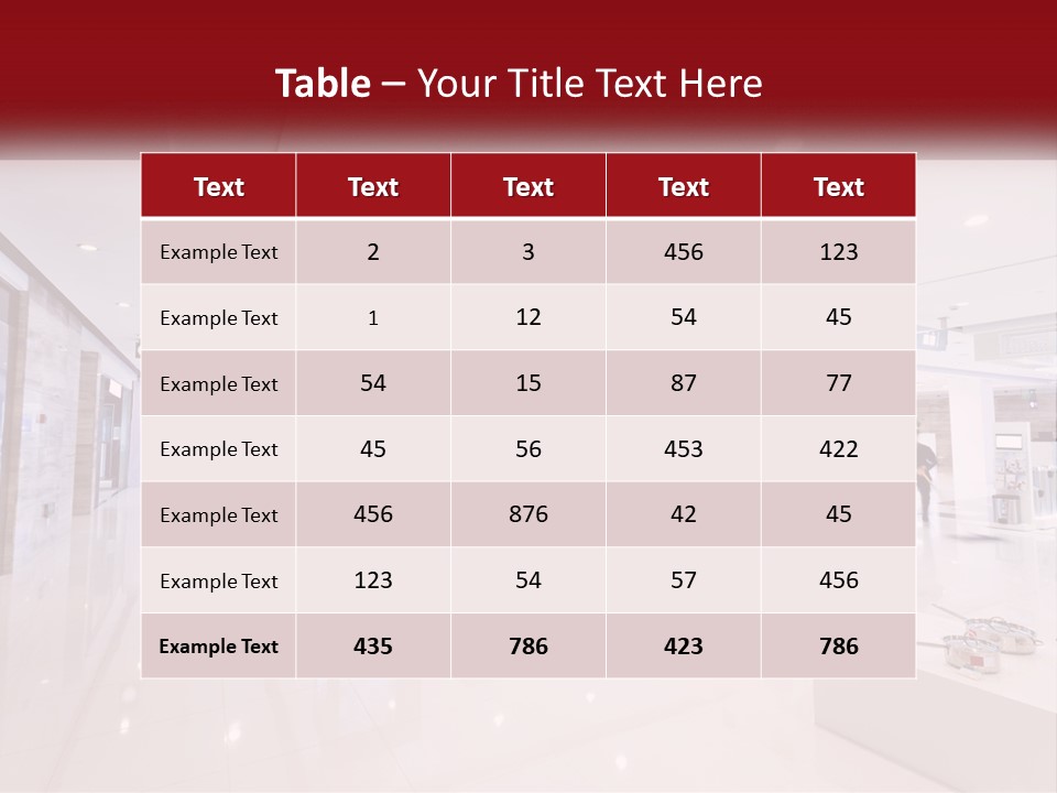 A Person Standing In A Large White Room PowerPoint Template