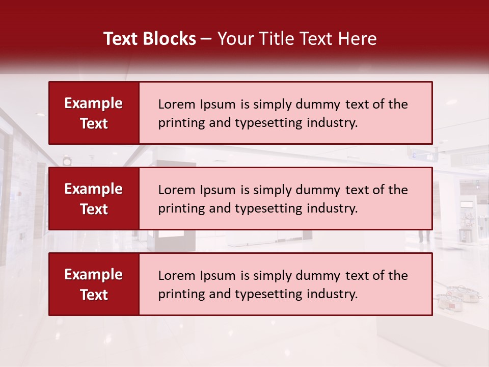 A Person Standing In A Large White Room PowerPoint Template