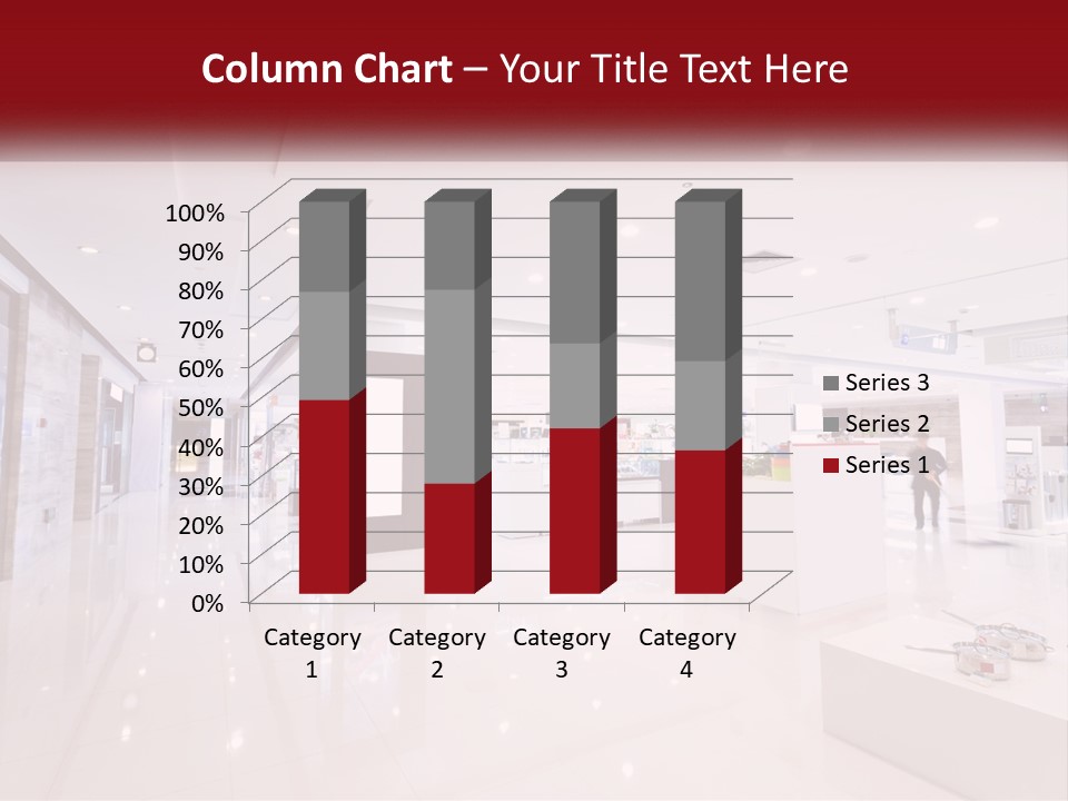 A Person Standing In A Large White Room PowerPoint Template