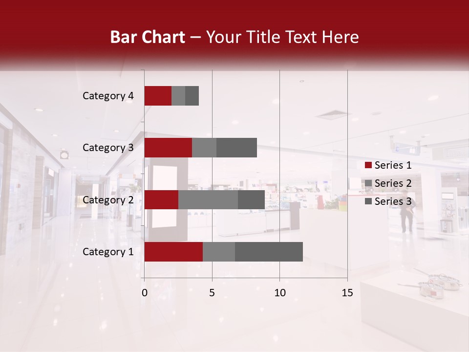 A Person Standing In A Large White Room PowerPoint Template