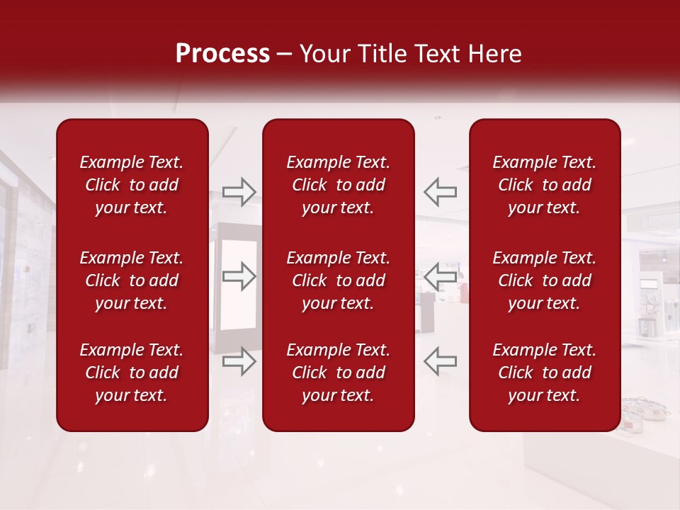 A Person Standing In A Large White Room PowerPoint Template