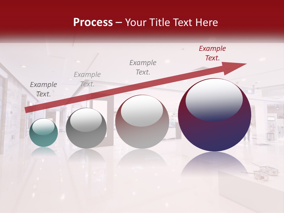 A Person Standing In A Large White Room PowerPoint Template