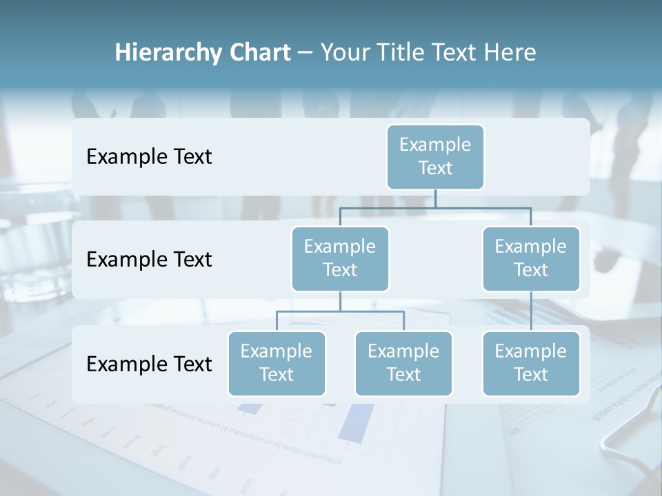 A Group Of Business People Standing Around A Table PowerPoint Template