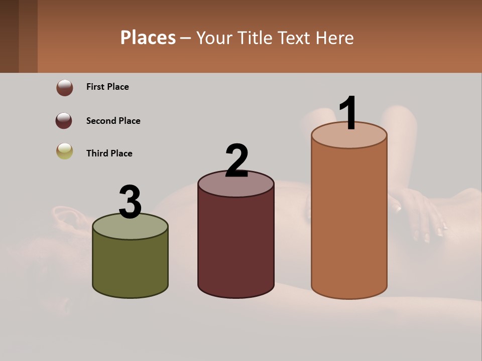 A Man Getting A Back Massage From A Woman PowerPoint Template