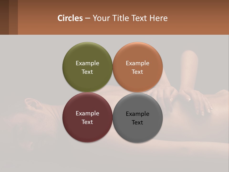 A Man Getting A Back Massage From A Woman PowerPoint Template