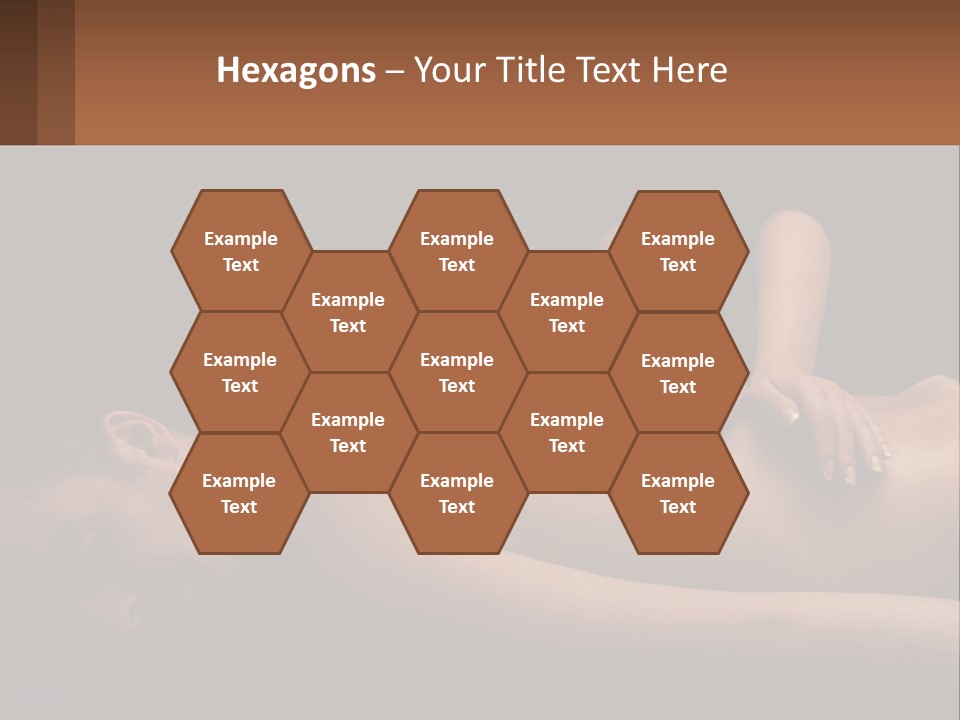 A Man Getting A Back Massage From A Woman PowerPoint Template