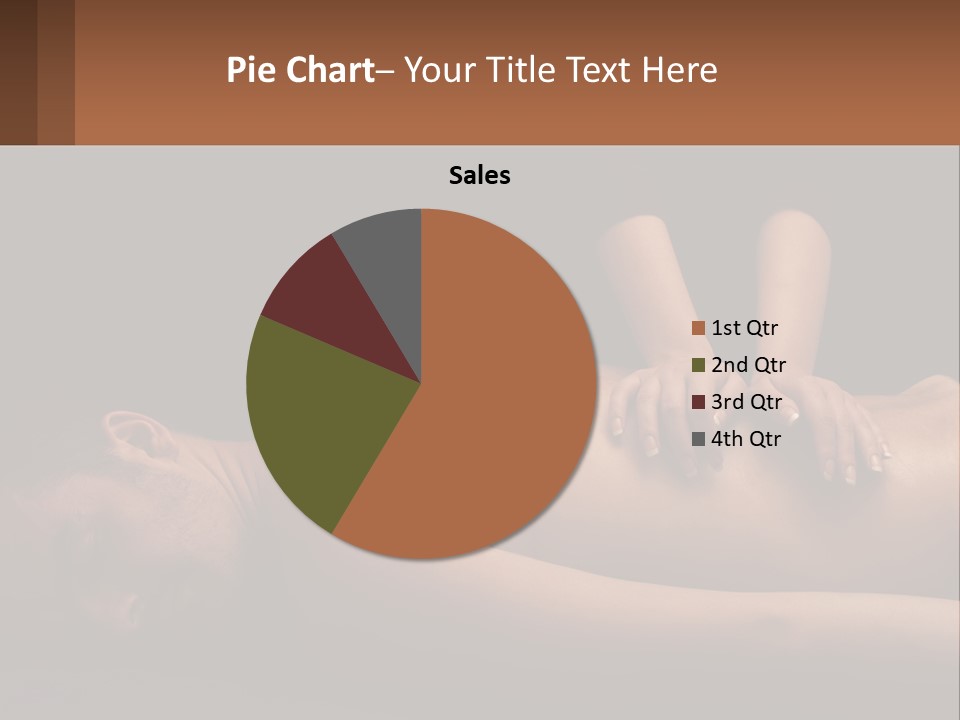 A Man Getting A Back Massage From A Woman PowerPoint Template