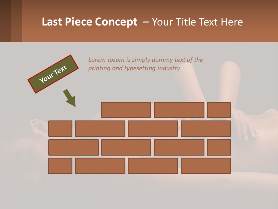 A Man Getting A Back Massage From A Woman PowerPoint Template