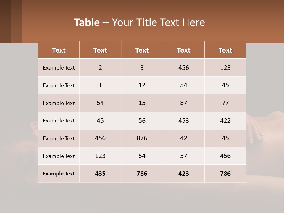 A Man Getting A Back Massage From A Woman PowerPoint Template