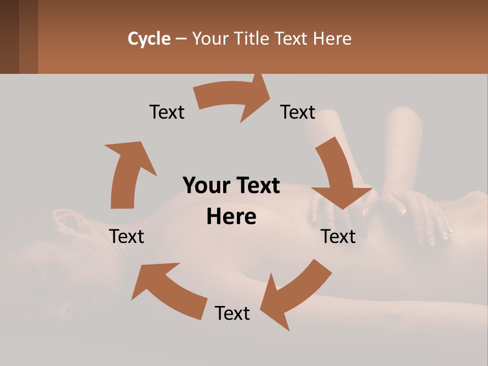 A Man Getting A Back Massage From A Woman PowerPoint Template