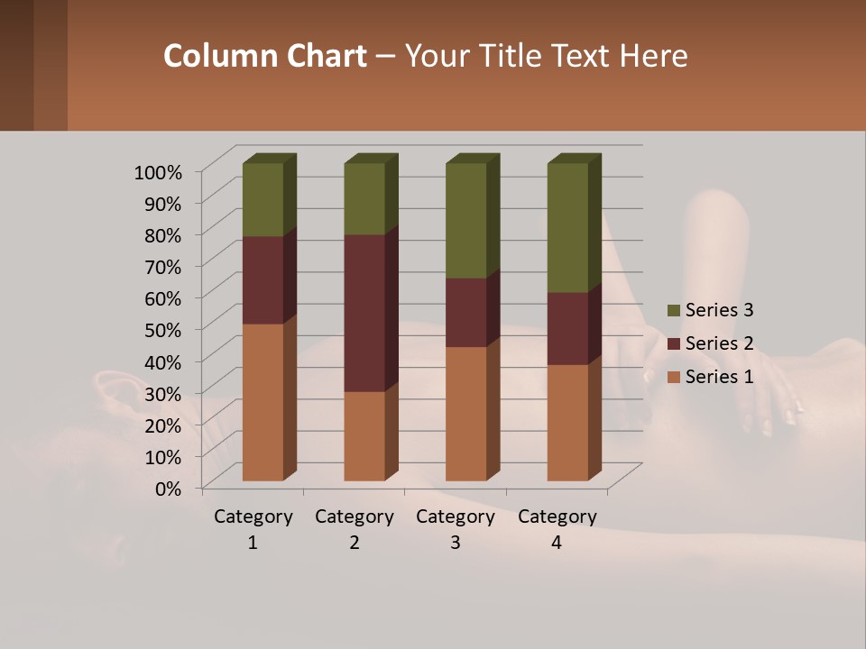 A Man Getting A Back Massage From A Woman PowerPoint Template