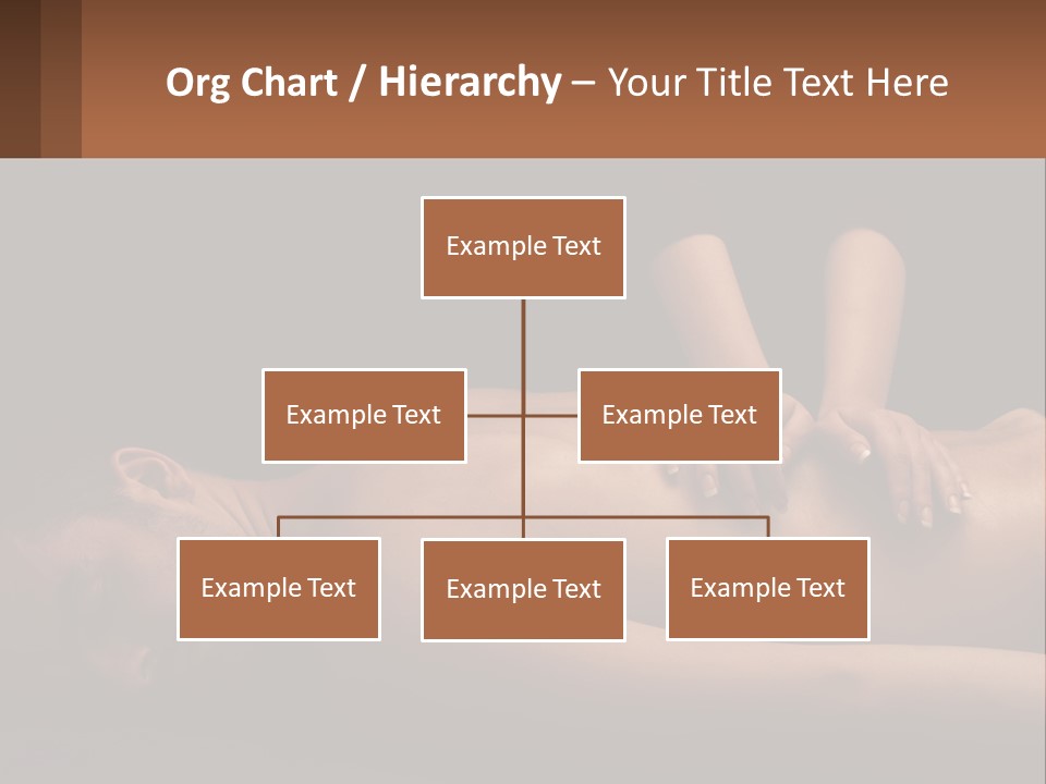 A Man Getting A Back Massage From A Woman PowerPoint Template