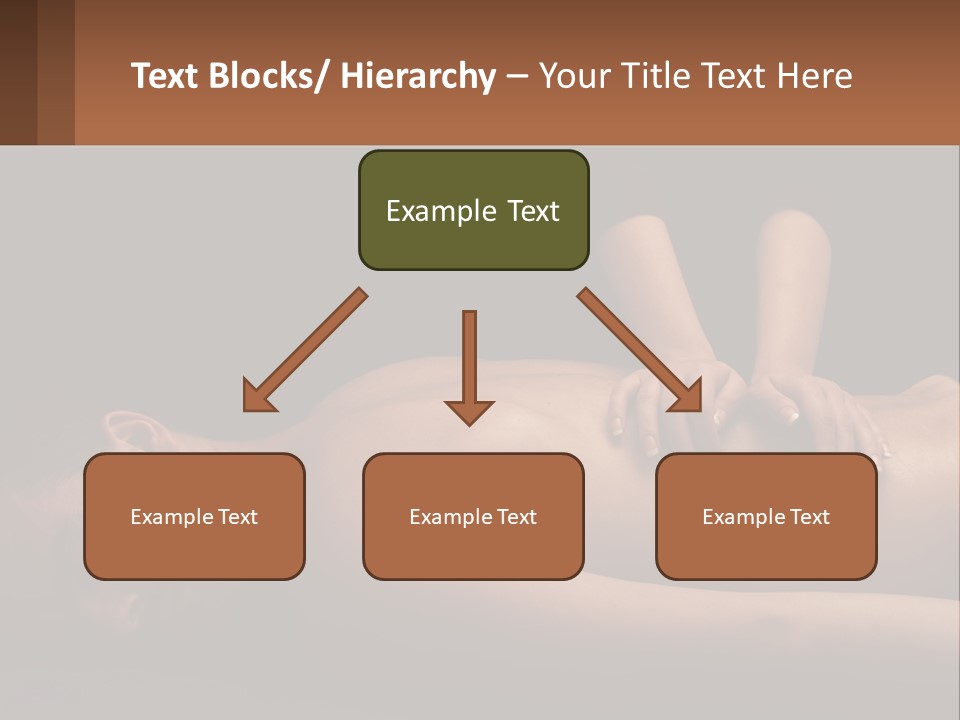 A Man Getting A Back Massage From A Woman PowerPoint Template