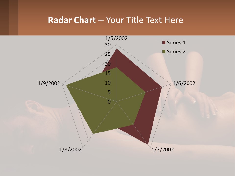 A Man Getting A Back Massage From A Woman PowerPoint Template