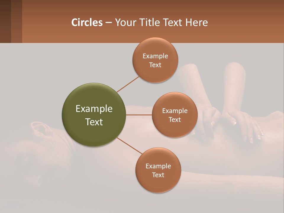 A Man Getting A Back Massage From A Woman PowerPoint Template