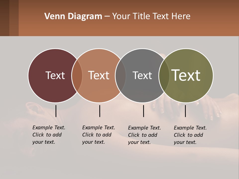 A Man Getting A Back Massage From A Woman PowerPoint Template