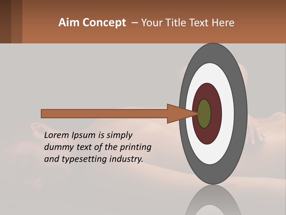 A Man Getting A Back Massage From A Woman PowerPoint Template