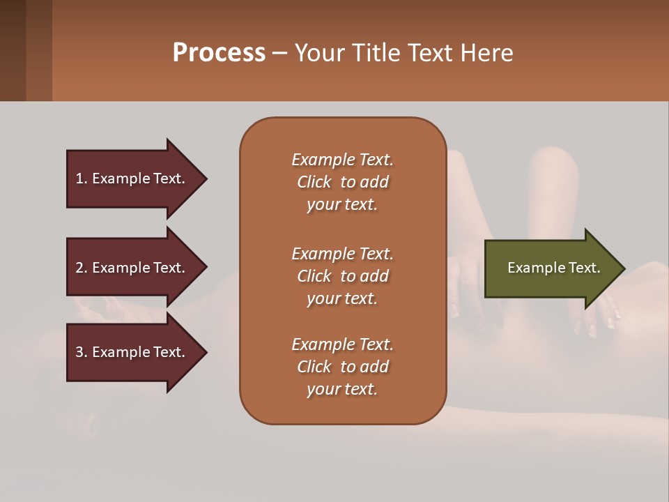 A Man Getting A Back Massage From A Woman PowerPoint Template