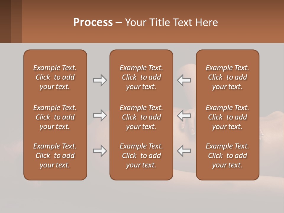 A Man Getting A Back Massage From A Woman PowerPoint Template