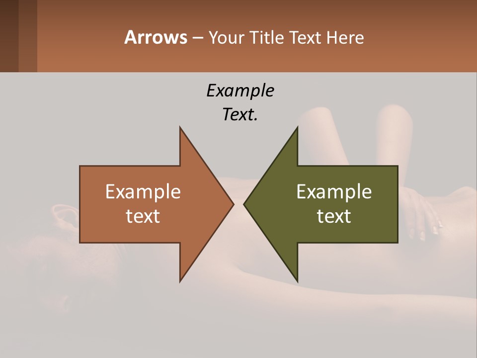 A Man Getting A Back Massage From A Woman PowerPoint Template