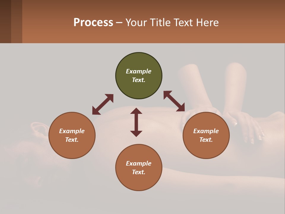 A Man Getting A Back Massage From A Woman PowerPoint Template