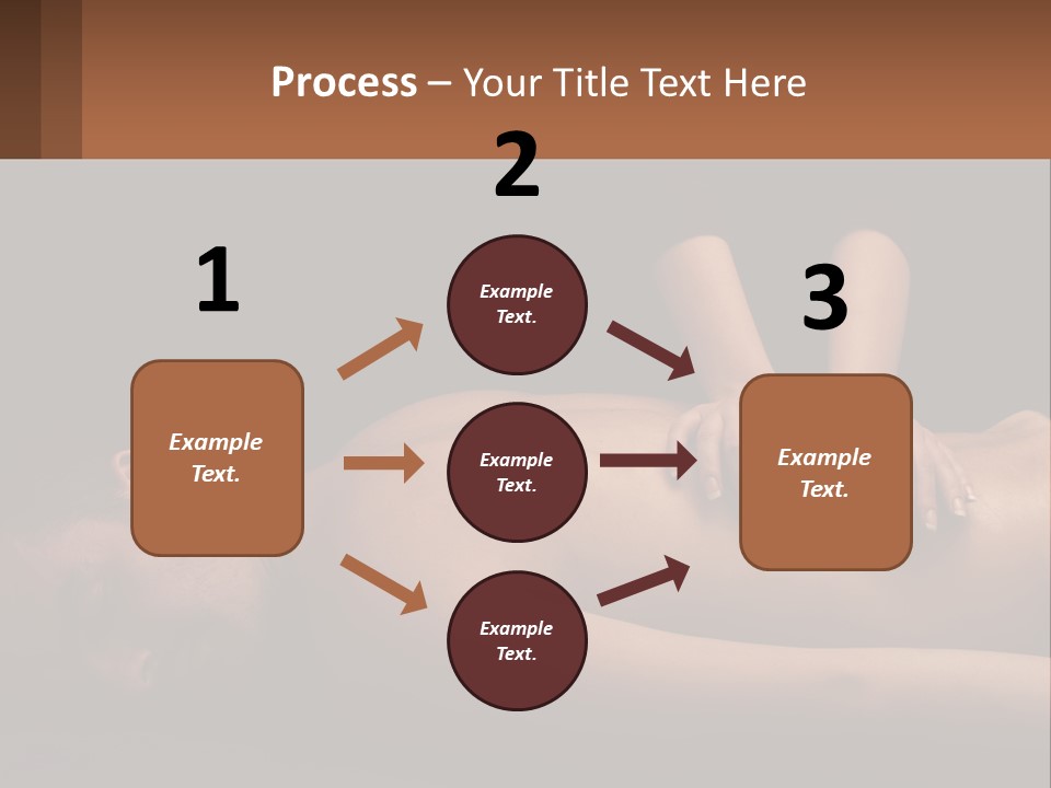 A Man Getting A Back Massage From A Woman PowerPoint Template
