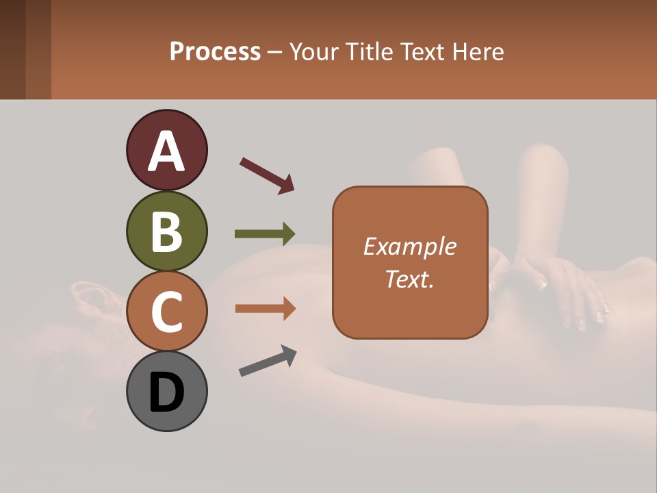 A Man Getting A Back Massage From A Woman PowerPoint Template