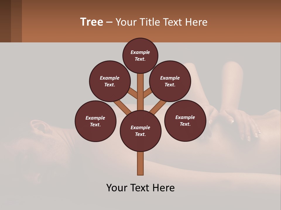 A Man Getting A Back Massage From A Woman PowerPoint Template