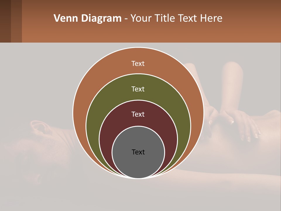 A Man Getting A Back Massage From A Woman PowerPoint Template