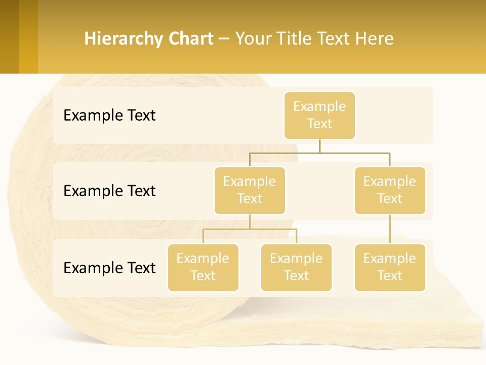 A Roll Of Yellow Paper Next To A Piece Of Paper PowerPoint Template