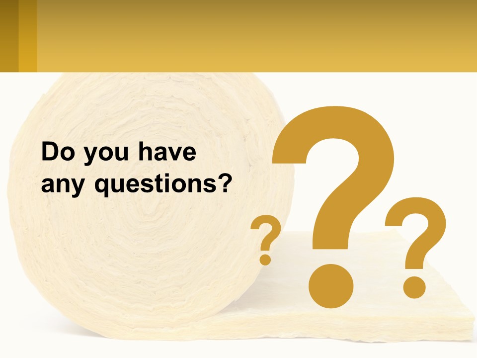 A Roll Of Yellow Paper Next To A Piece Of Paper PowerPoint Template