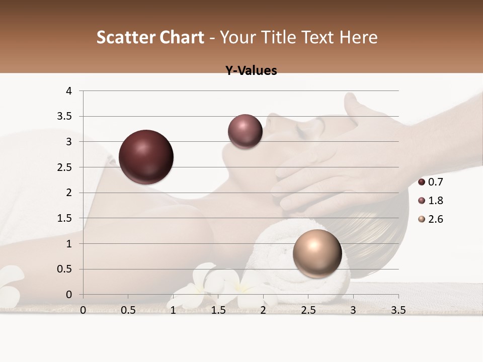 A Woman Getting A Facial Massage With A Towel On Her Head PowerPoint Template