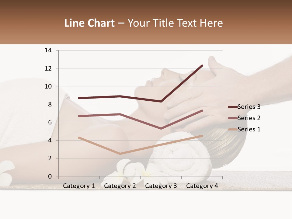 A Woman Getting A Facial Massage With A Towel On Her Head PowerPoint Template