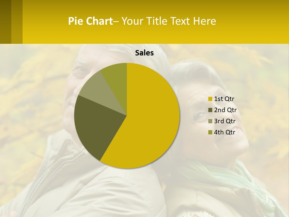 A Man And Woman Are Smiling For The Camera PowerPoint Template