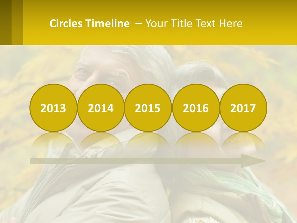 A Man And Woman Are Smiling For The Camera PowerPoint Template