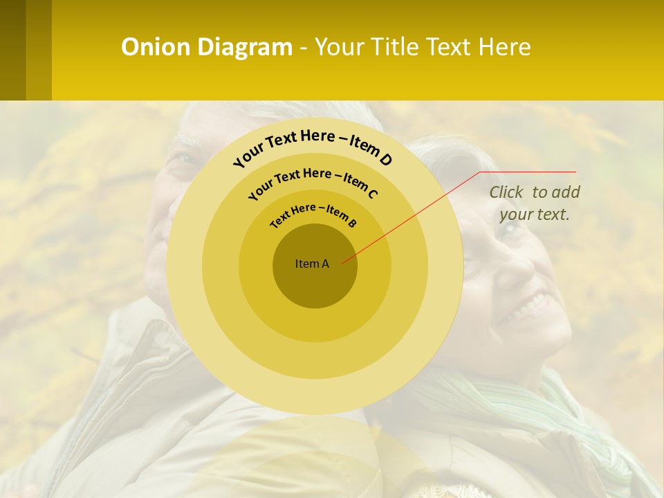 A Man And Woman Are Smiling For The Camera PowerPoint Template