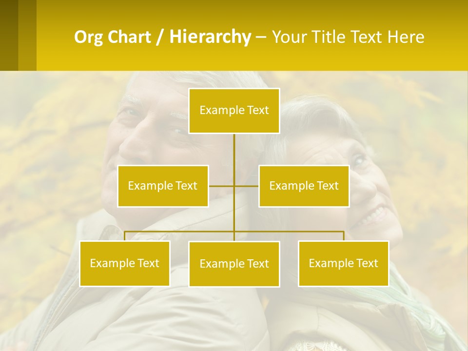 A Man And Woman Are Smiling For The Camera PowerPoint Template
