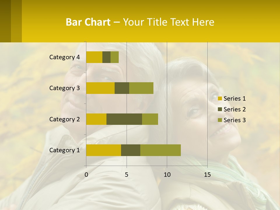 A Man And Woman Are Smiling For The Camera PowerPoint Template
