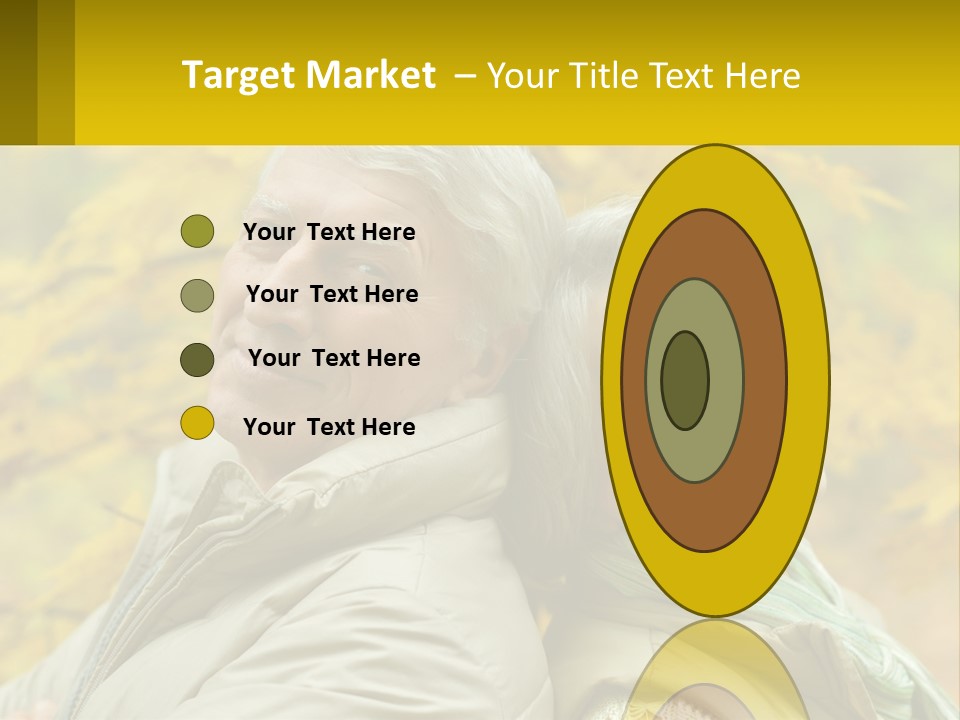 A Man And Woman Are Smiling For The Camera PowerPoint Template