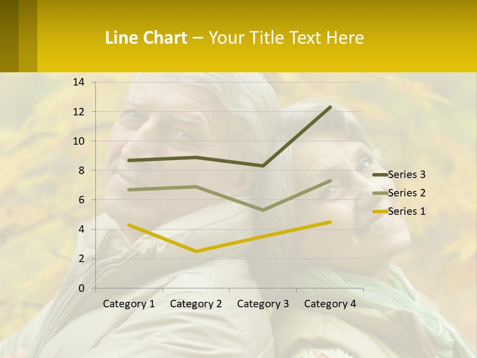A Man And Woman Are Smiling For The Camera PowerPoint Template