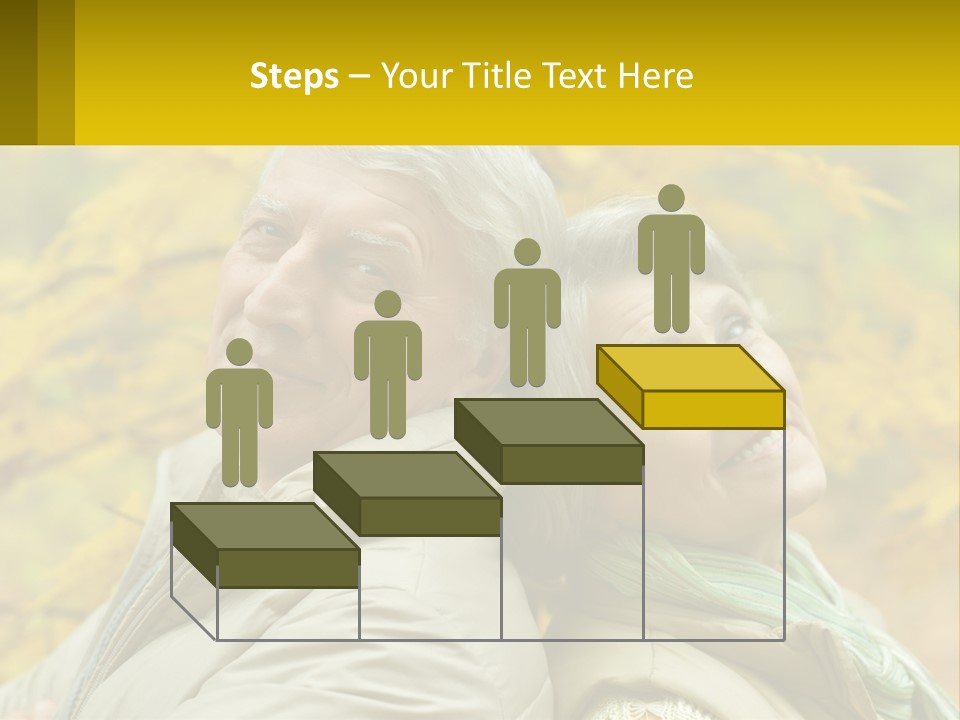 A Man And Woman Are Smiling For The Camera PowerPoint Template