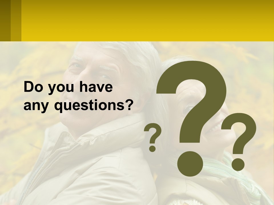 A Man And Woman Are Smiling For The Camera PowerPoint Template