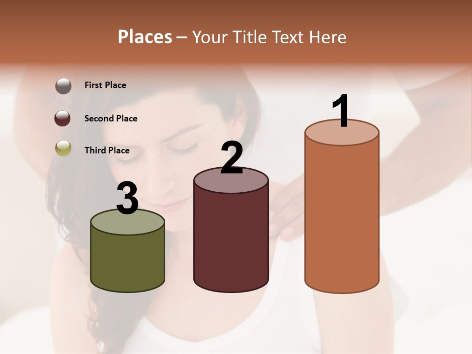 A Woman Getting A Neck Massage From A Man PowerPoint Template