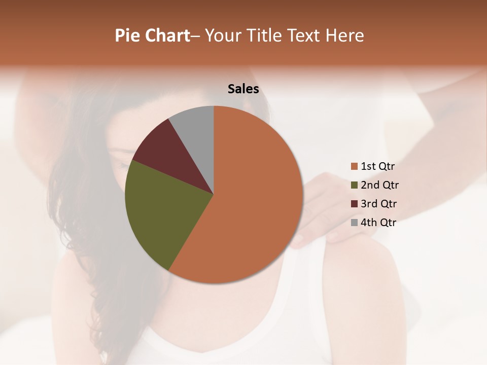 A Woman Getting A Neck Massage From A Man PowerPoint Template