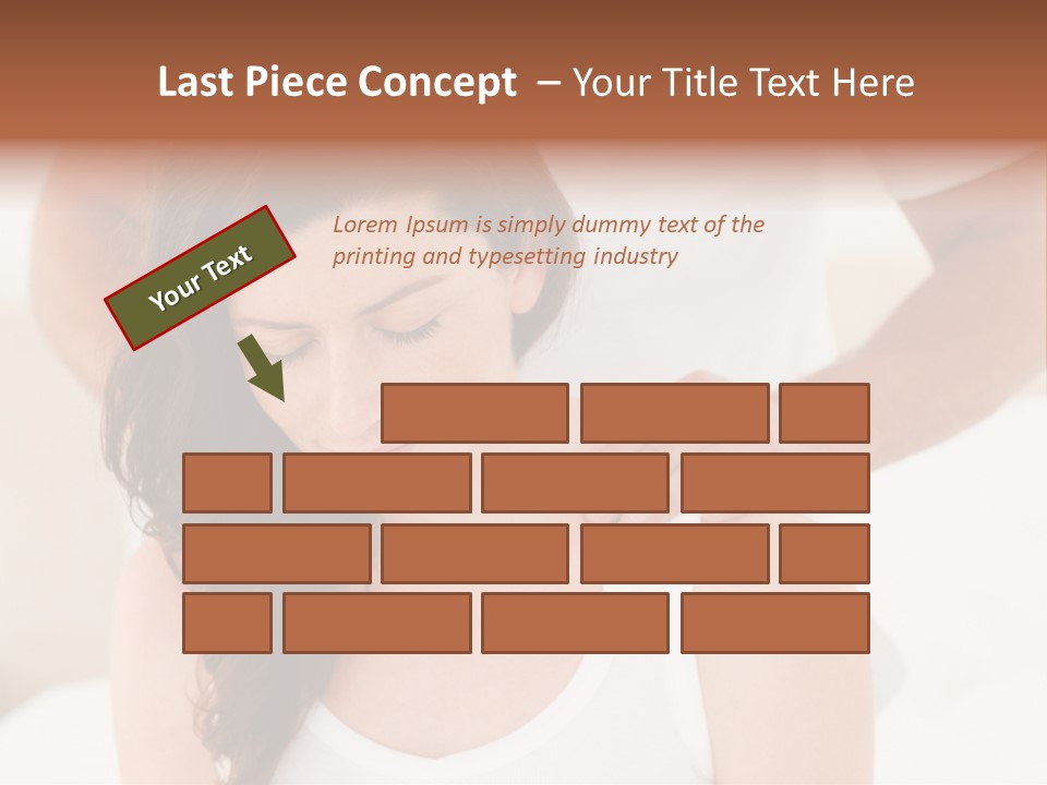 A Woman Getting A Neck Massage From A Man PowerPoint Template