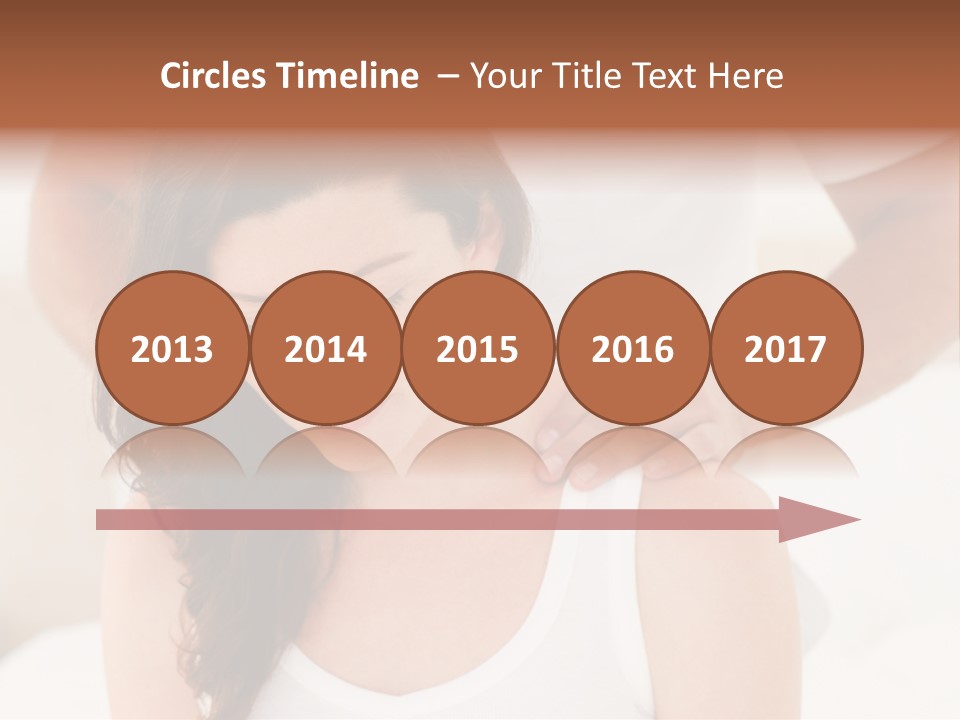 A Woman Getting A Neck Massage From A Man PowerPoint Template